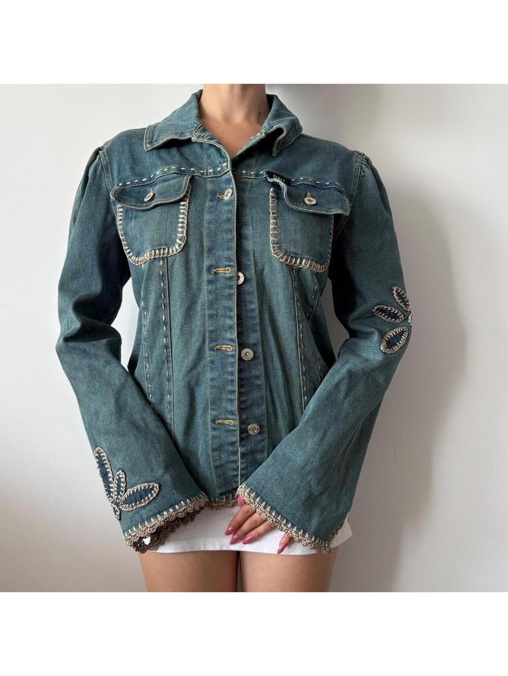 BONGO Women's Blue and Navy Jacket